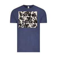 Vintage Denim black and white cowhide tumbler Vintage Tee - BarkalooDesign