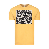 Vintage Mustard black and white cowhide tumbler Vintage Tee - BarkalooDesign