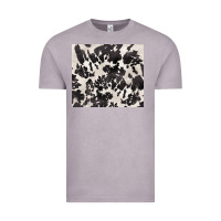Vintage Zinc black and white cowhide tumbler Vintage Tee - BarkalooDesign