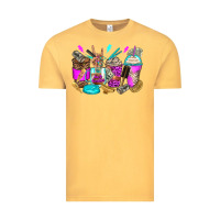 Vintage Mustard hair hustler coffee cups Vintage Tee - Zillion Design Studio