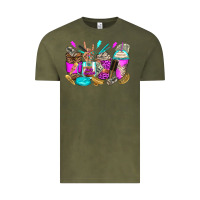Vintage Olive hair hustler coffee cups Vintage Tee - Zillion Design Studio