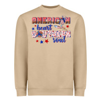 Mushroom American heart southern soul Heavyweight Sweatshirt - texasbilliewilder