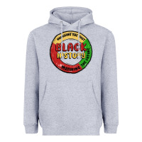 Heather Grey honoring the past inspiring future Heavyweight Hoodie - MaliasSmallBusiness