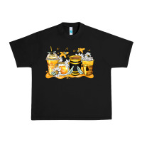 Black bumble bee coffee cups Urban Heavy Tee - Zillion Design Studio