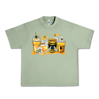 Oil Green bumble bee coffee cups Urban Heavy Tee - Zillion Design Studio