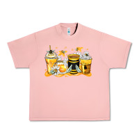 Salmon bumble bee coffee cups Urban Heavy Tee - Zillion Design Studio
