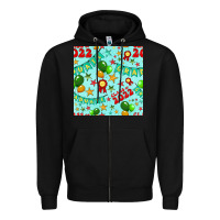 Black class of 2022 graduation seamless pattern Zipper Hoodie - BundleAndBundleShop