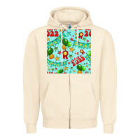 Sandshell class of 2022 graduation seamless pattern Zipper Hoodie - BundleAndBundleShop