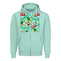 Seafoam class of 2022 graduation seamless pattern Zipper Hoodie - BundleAndBundleShop
