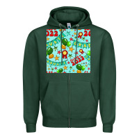 Sports Green class of 2022 graduation seamless pattern Zipper Hoodie - BundleAndBundleShop