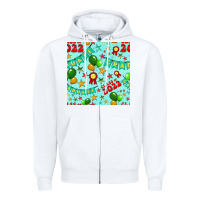 White class of 2022 graduation seamless pattern Zipper Hoodie - BundleAndBundleShop