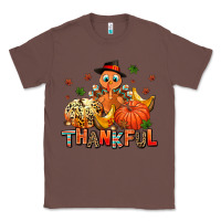 Chestnut thankful pumpkins and turkey Classic Tee - AdoDesignShop