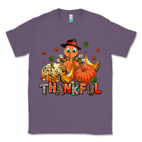 Lavender thankful pumpkins and turkey Classic Tee - AdoDesignShop
