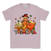 Lilac thankful pumpkins and turkey Classic Tee - AdoDesignShop