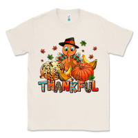 Natural thankful pumpkins and turkey Classic Tee - AdoDesignShop