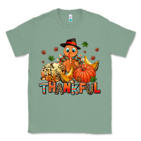 Sage thankful pumpkins and turkey Classic Tee - AdoDesignShop