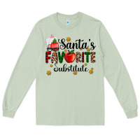 Matcha santa's favorite substitute Long Sleeve Tee - AdoDesignShop