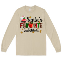 Mushroom santa's favorite substitute Long Sleeve Tee - AdoDesignShop