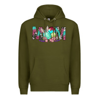 Army Green Western Mom With Easter Premium Hoodie - BundleAndBundleShop
