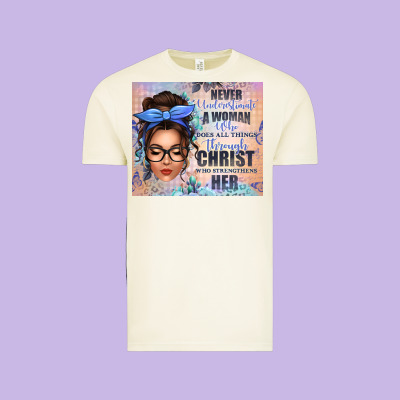 Never Underestimate A Woman Who Does All Things Th Vintage Tee Designed By Texasbilliewilder