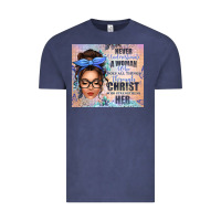 Vintage Denim never underestimate a woman who does all things th Vintage Tee - texasbilliewilder