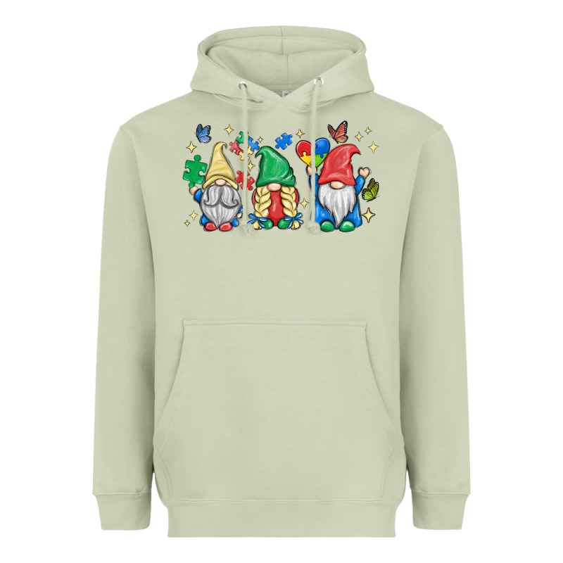 Autism Gnome Heavyweight Hoodie by MaliasSmallBusiness | Teevron