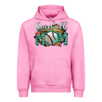 Fuchsia Pink Baseboll Mom Urban Hoodie - Bettercallsaul