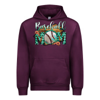Mauve Wine Baseboll Mom Urban Hoodie - Bettercallsaul