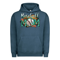 Pigment Midnight Navy Baseboll Mom Urban Hoodie - Bettercallsaul