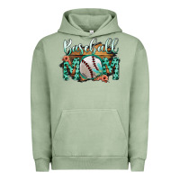 Pigment Oil Green Baseboll Mom Urban Hoodie - Bettercallsaul