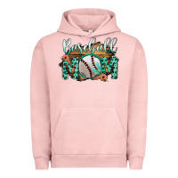 Pigment Salmon Baseboll Mom Urban Hoodie - Bettercallsaul