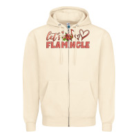Sandshell let's flamingle Zipper Hoodie - Artiststas