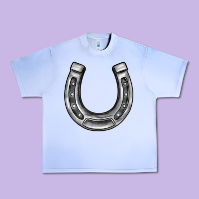 Horseshoe Urban Heavy Tee Designed By Barkaloodesign