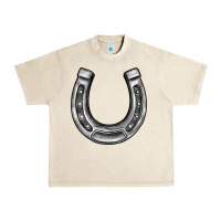 Sandshell horseshoe Urban Heavy Tee - BarkalooDesign