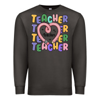 Smoke teacher and pencil heart Premium Sweatshirt - MaliasSmallBusiness