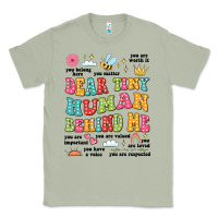 Matcha customized teacher dear tiny human behind me back Classic Tee - JahusDesignShop