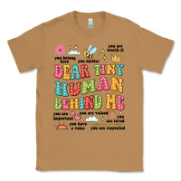 Toasted Coconut customized teacher dear tiny human behind me back Classic Tee - JahusDesignShop
