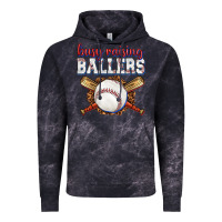 Cloud Black busy raising ballers baseball Vintage Hoodie - texasbilliewilder