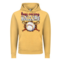 Vintage Mustard busy raising ballers baseball Vintage Hoodie - texasbilliewilder