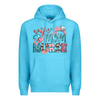 Ocean Blue Wife Mom Nurse Premium Hoodie - BundleAndBundleShop