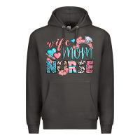 Smoke Wife Mom Nurse Premium Hoodie - BundleAndBundleShop