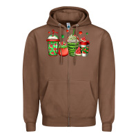 Chestnut watermelon coffee Zipper Hoodie - Jasminsmagicworld
