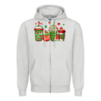 Dove Grey watermelon coffee Zipper Hoodie - Jasminsmagicworld