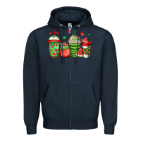 Navy watermelon coffee Zipper Hoodie - Jasminsmagicworld