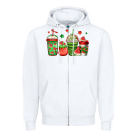 White watermelon coffee Zipper Hoodie - Jasminsmagicworld