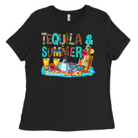 Black tequila and summmer Ladies Tee - AdoDesignShop