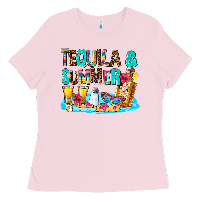 Tequila And Summmer Ladies Tee by AdoDesignShop | Teevron