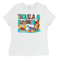 White tequila and summmer Ladies Tee - AdoDesignShop