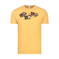 Vintage Mustard hohoho christmas cows Vintage Tee - RanaPortraitStore