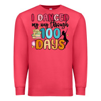 Cardinal i danced my way through 100 days Premium Sweatshirt - MaliasSmallBusiness